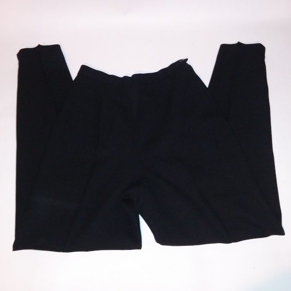 Larry Levine Suit Jacket Pants‎ Blazer & Slacks Size 8 Womens Black Solid - Picture 14 of 16